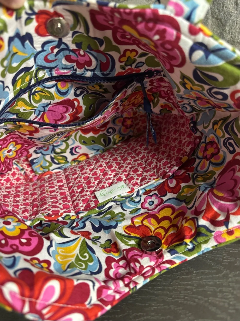 Vera Bradley Quilted Floral Tote Bag in Multicolor